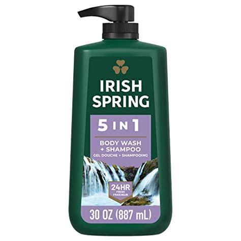 Irish Spring Shampoo Conditioner Body Wash Face Wash Deodorizer