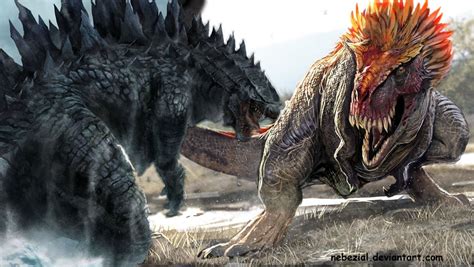 T Rex Vs Godzilla DinoPit