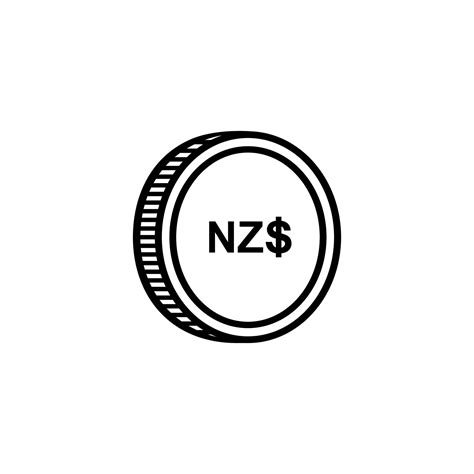 New Zealand Currency Icon Symbol. New Zealand Dollar, NZD Sign. Vector ...