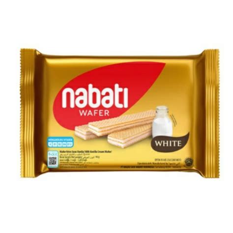 Jual Nabati Wafer Krim Susu Vanila White G Shopee Indonesia