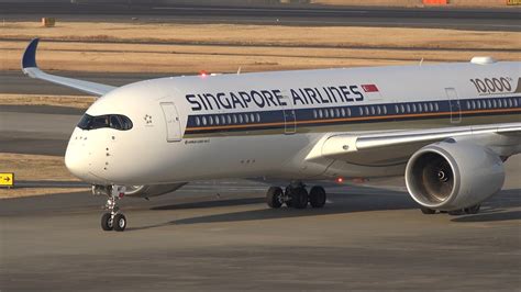 Singapore Airlines 10000th Airbus Aircraft A350 900 9v Smf Landing At