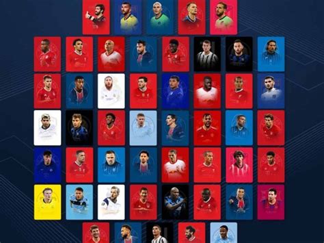Cincuenta Aspirantes Al Equipo Del Año De La Uefa Excélsior
