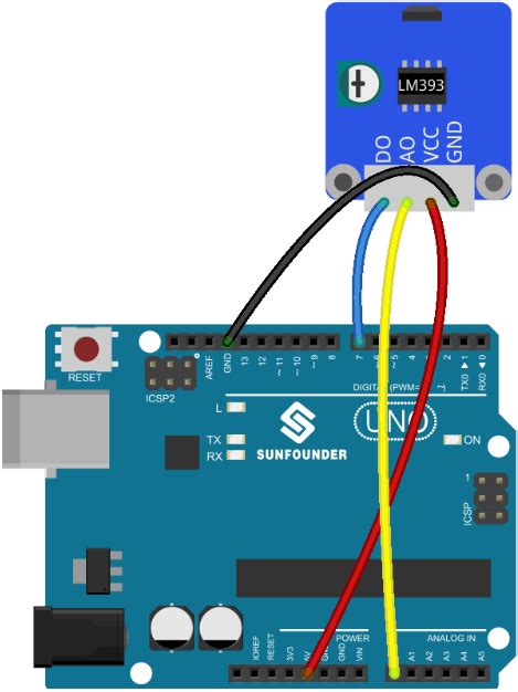 Lesson 2 Analog Hall Sensor SunFounder Sensor Kit V2 For Arduino