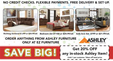 Ashley Furniture Sale - EZ Furniture Sales & Leasing