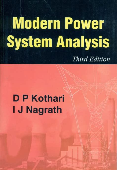 Modern Power System Analysis Nagrath 9780070494893 Books