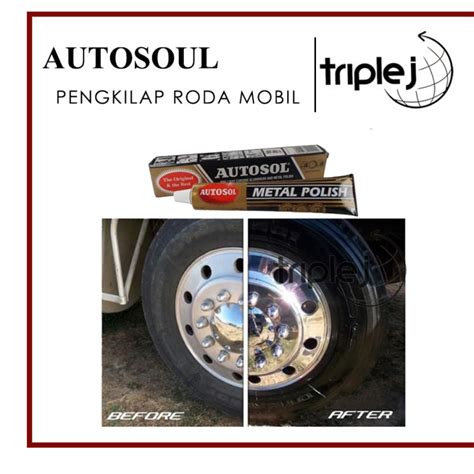 Autosol Gram Pengkilap Metal Chrome Stainless Logam Poles Polish