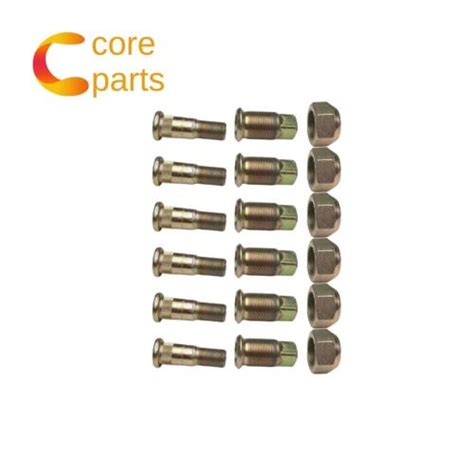 Qty Right Wheel Nuts Stud Kit Rear Rh Fit Isuzu Npr Npr Hd Nqr