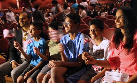 New Americans Are Sworn In At Lowell Memorial Auditorium July 4 2018