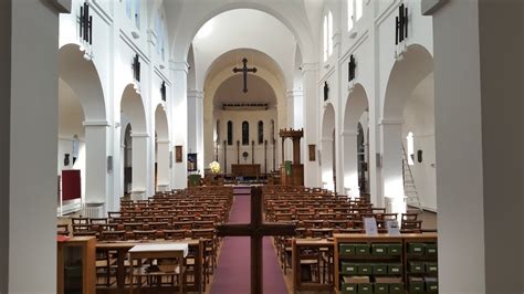 Polished Marble Church Floor Renovated In Cardiff Marble Tile