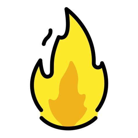 Fire Emoji Png Transparent Image