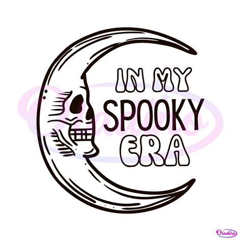 Vintage In My Spooky Era Halloween Svg Graphic Design File