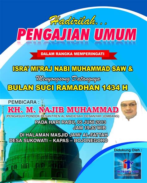 Pengajian Umum Di Masjid Jami Al Fattah Jonegoroan Bojonegoro