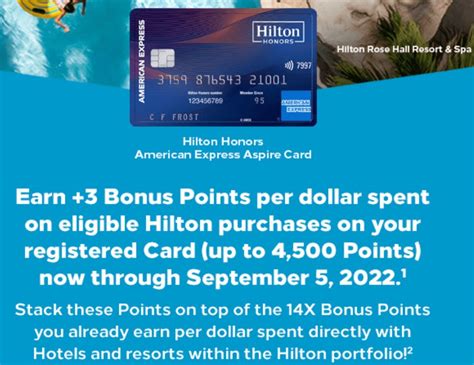 Expired Targeted American Express Hilton Extra 3x Points On Hilton