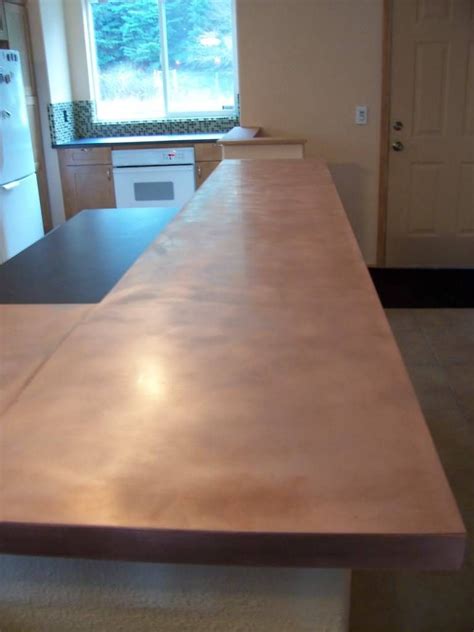 Diy Copper Countertop Kitchen Design Diy Kitchen Countertop Materials Kitchen Design