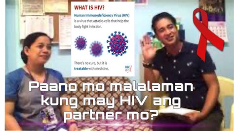 PAANO MO MALALAMAN KUNG MAY HIV AND PARTNER MO YouTube