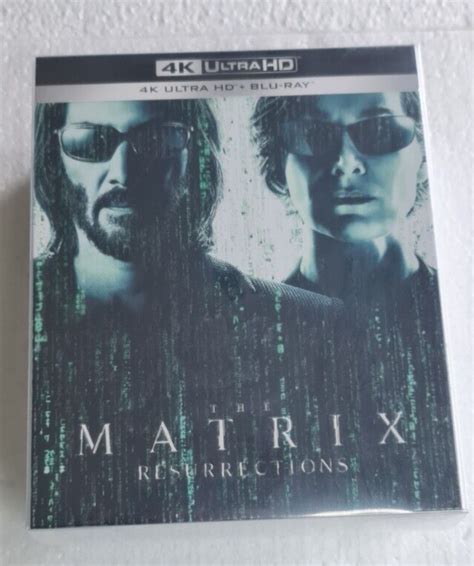 The Matrix Resurrections One Click With Bonus Cat Manta Lab 4K Blu Ray