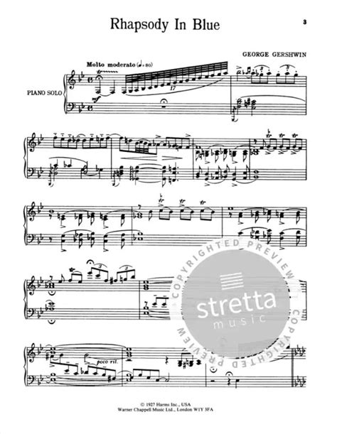 Rhapsody In Blue Von George Gershwin Im Stretta Noten Shop Kaufen