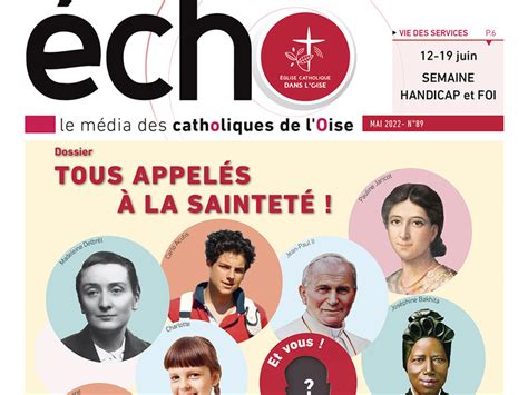 Echo N89 mai 2022 Appelés à la sainteté Église catholique dans l