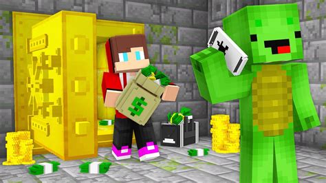 How Jj Stole Mikeys Money In Minecraft Maizen Youtube