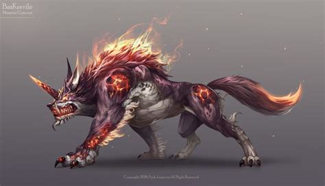 Artstation Wolf Monster Fantasy Beasts Fantasy Creatures Creature Art