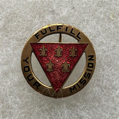 US Army 3rd Field Artillery Brigade DUI Pinback NS Meyer Fitzkee