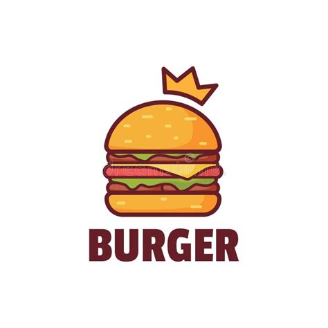 Burger Logo Fast Food Logo Stock Illustration Illustration Of Cheese