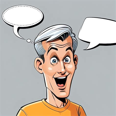 Comic Speech Bubbles Comic Scene With A Talking Comic Cartoon