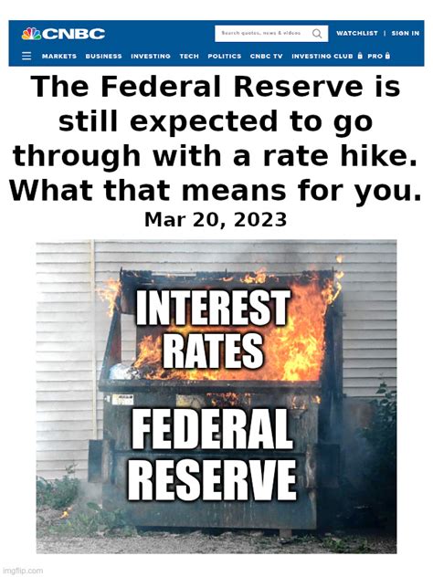 Federal Reserve To Raise Interest Rates Again Imgflip