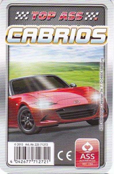 Cabrios Top Ass Quartett G Nstig Online Einkaufen