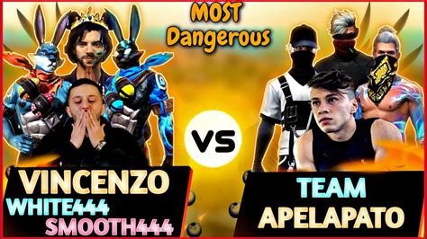 Vincenzo White444 Smooth444 Badal Ff VS Team Apelapato999 Clash