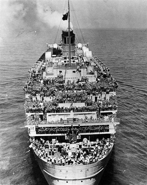 The Rms Queen Mary Was Turned Into A Troop Ship During Wwii Nicknamed