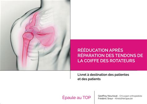 Livret sur la rééducation après réparation de la coiffe des rotateurs