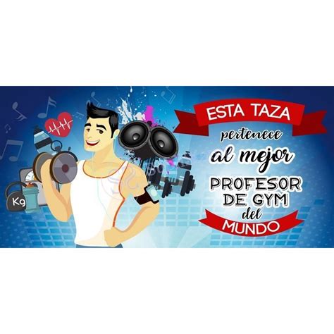 Taza para Profesor de gym personalizada por sublimación SubliStamp