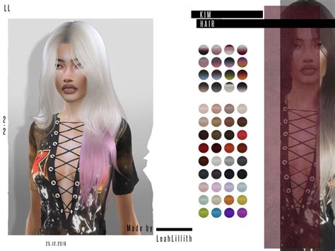 The Sims Resource Leahlillith Kim Hair