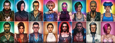 Cyberpunk 2077 - Portraits - Final Compilation by DasGnomo on DeviantArt