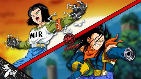 Número 17 vs Super 17 Quien Gana Dragon Ball Super GT YouTube