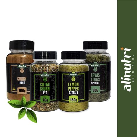 KIT Ervas Finas Special 50g Chimichurri Fit 70g Lemon Pepper