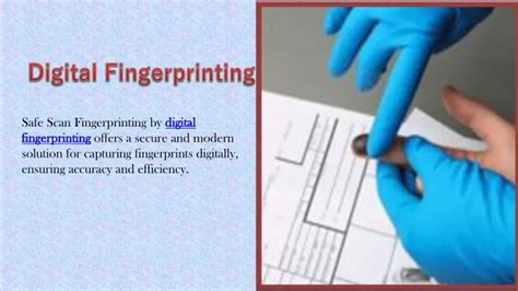 Ppt Digital Fingerprinting Powerpoint Presentation Free Download Id12998615