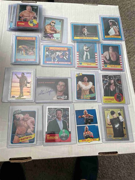 Sportlots Auctions Wwf Wrestling Cards Vince Hulk Cena Andre