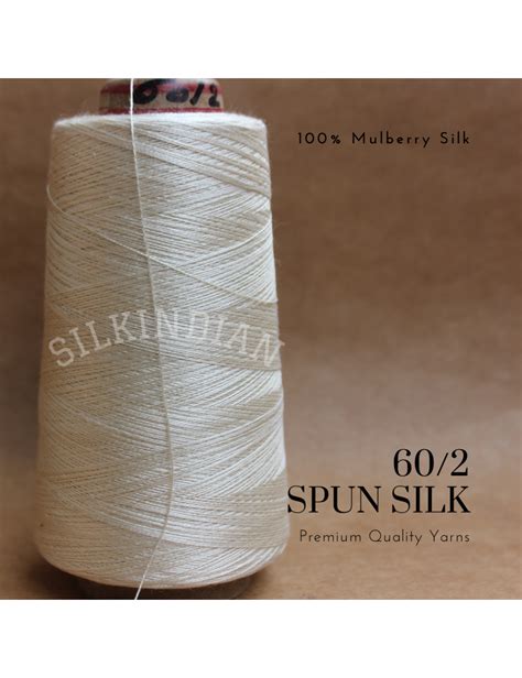 60 2 Spun Silk Yarn