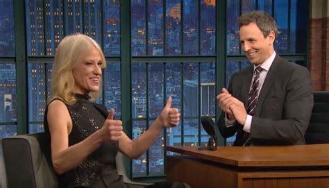 Seth Meyers Grills Kellyanne Conway On Late Night In Combative Interview Blaze Media