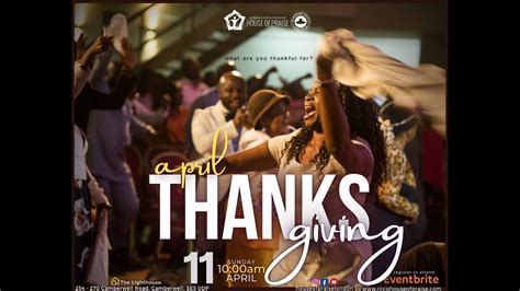 LIVE VIDEO April 2021 Thanksgiving Service RCCG House Of Praise