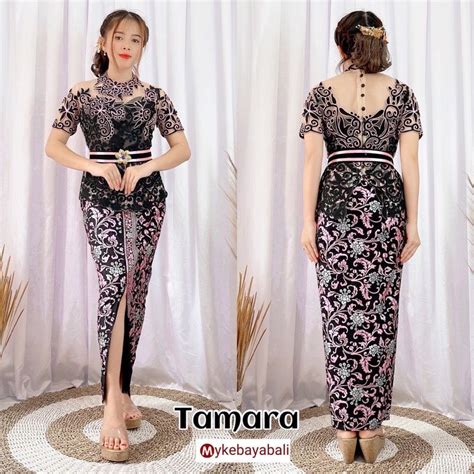 Jual Kebaya Bali Tile Stik Tamara Real Pick Shopee Indonesia