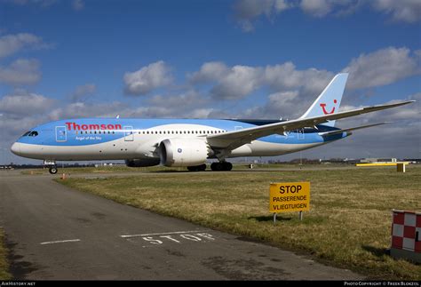 Aircraft Photo Of G TUID Boeing 787 8 Dreamliner Thomson Airways