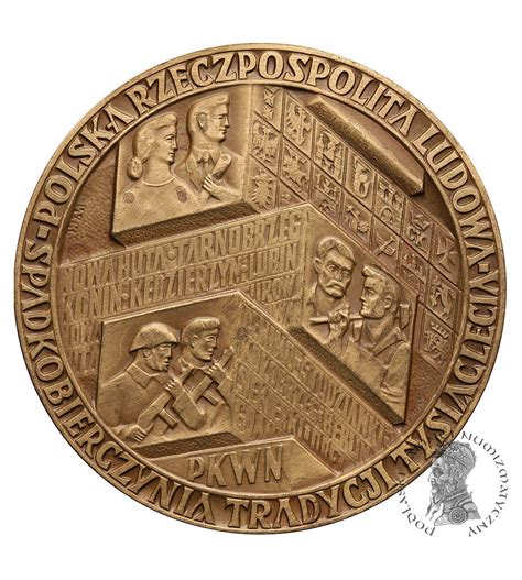 Polska PRL Medal 1966 upamiętniający Tysiąclecie Państwa Polskiego