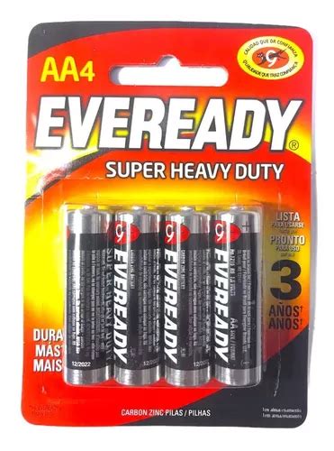 Unidades Pila Eveready Aa Carbon Zinc Blister X