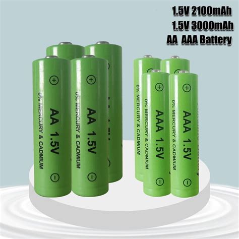 New Brand Aa V Mah Rechargeablebattery Aaa Mah Nlkaline