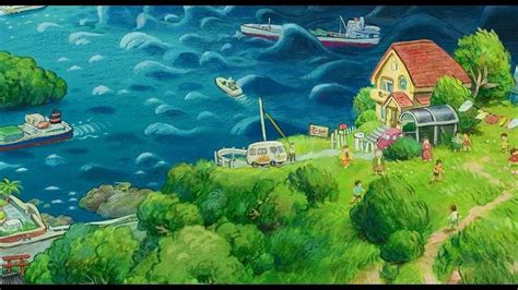 Pin By Briar Rose On Aa Wallpapers Ponyo Studio Ghibli Background