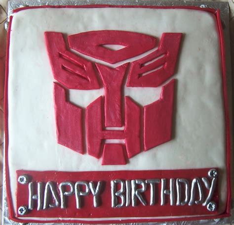 Transformers Cake Cakecentral