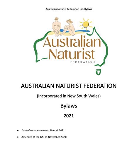 New Member Registration Australian Naturist Federation